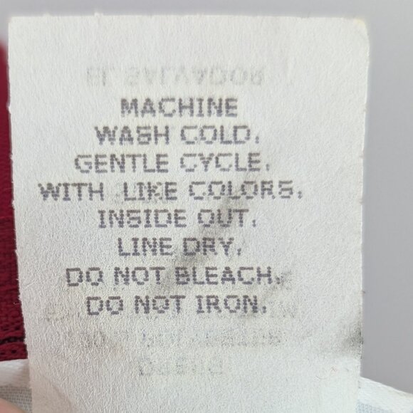 VTG Bonnie Jean Red Velvet Rosette Holiday Christmas Dress Girls 14 - Picture 8 of 8